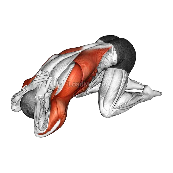 Armless Prayer Stretch demonstration