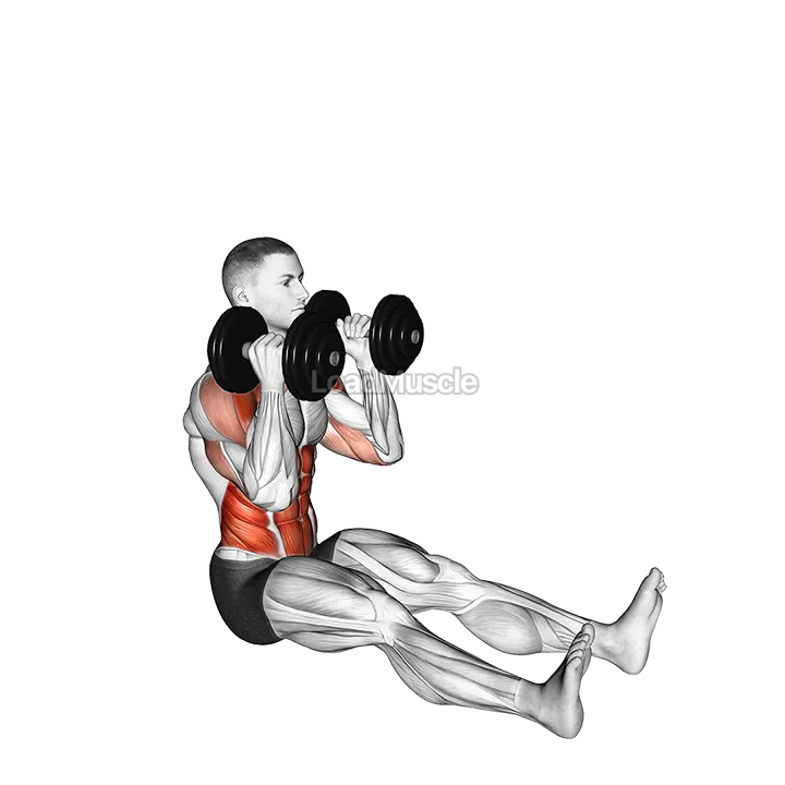 Dumbbell Z Press demonstration