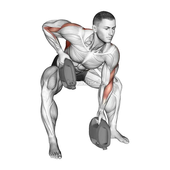 Bottle Weighted Gorilla Row demonstration