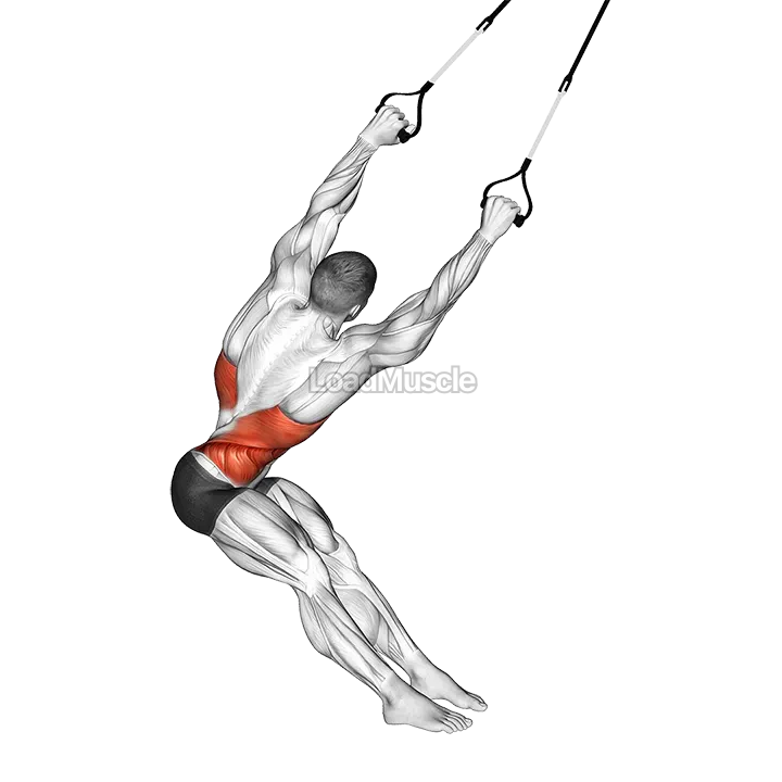 Suspender Lat Stretch demonstration
