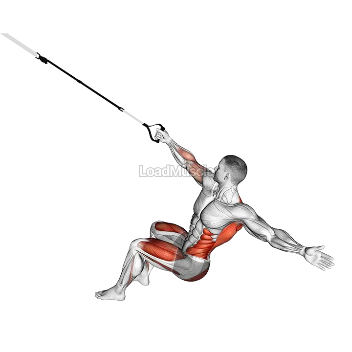 Suspender Squat Power Pull demonstration