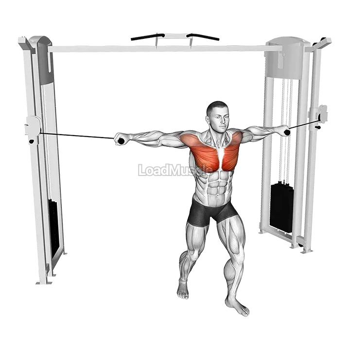 Cable Standing Neutral grip Fly demonstration