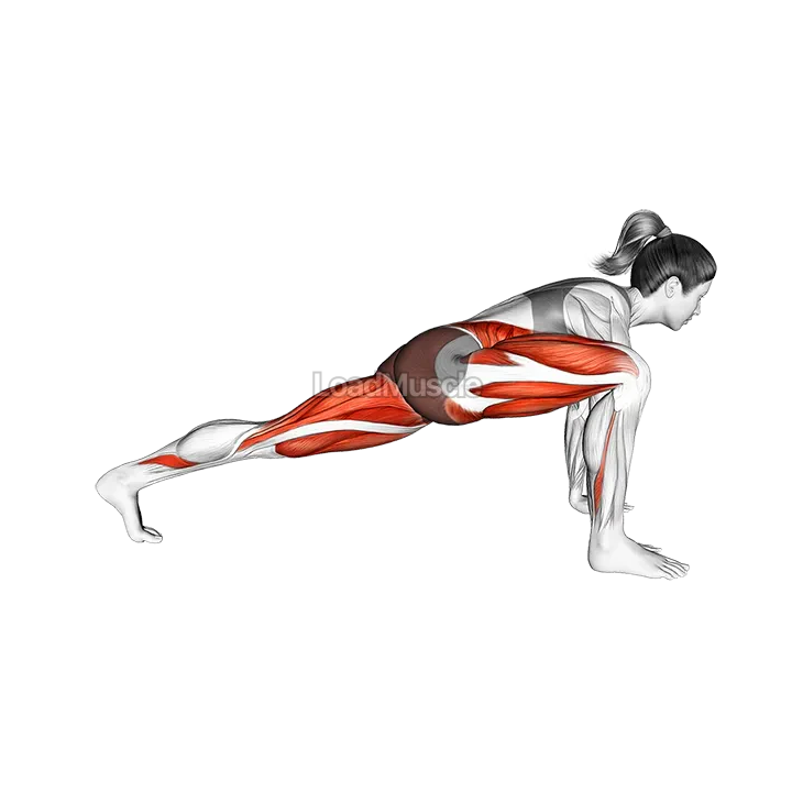 Flying Lizard Yoga Pose Utthan Pristhasana demonstration