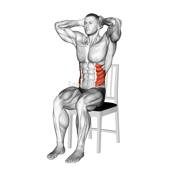 Seated Side Bend on a Chair demonstration