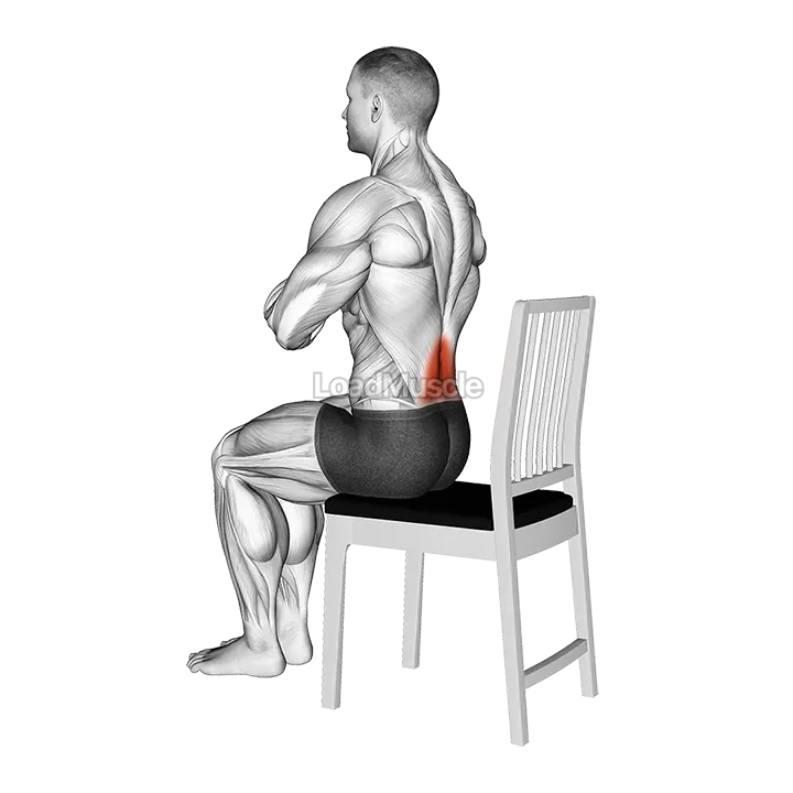Seated Lean Back on a Chair demonstration