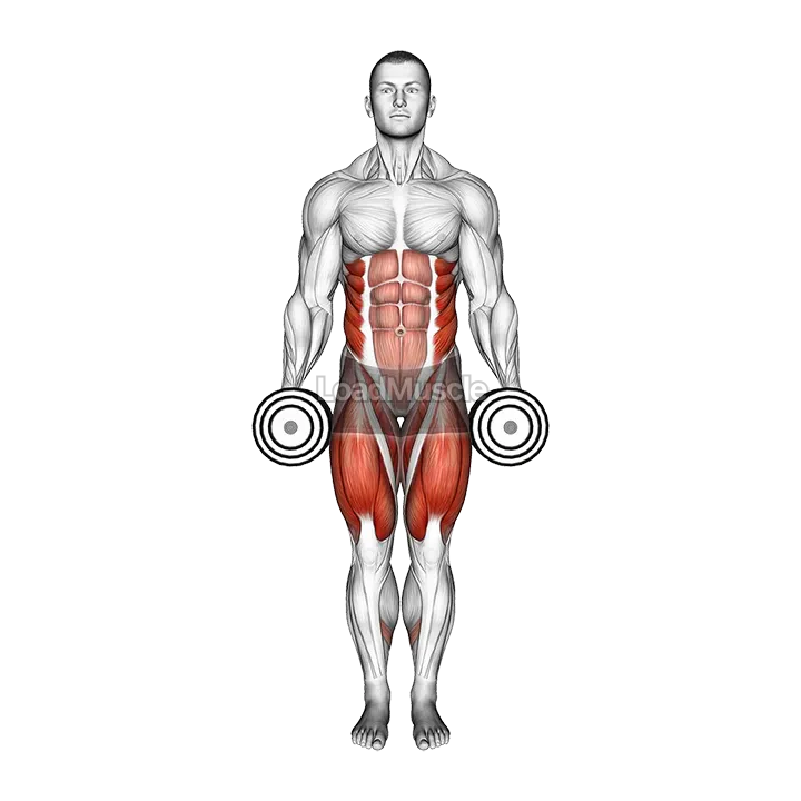 Dumbbell Curtsey Lunge demonstration