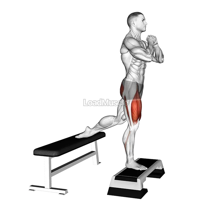 Elevated Split Squat demonstration