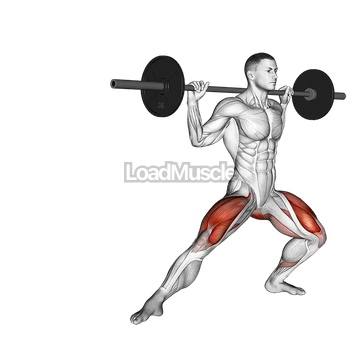 Barbell Side Split Squat