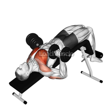 Dumbbell Decline Bench Press