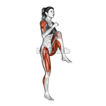 High knees butt kicks