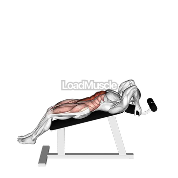 Incline Leg Hip Raise (leg straight)