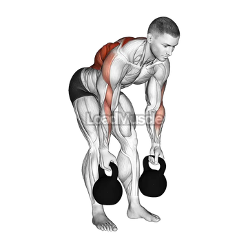 Kettlebell Alternating Row