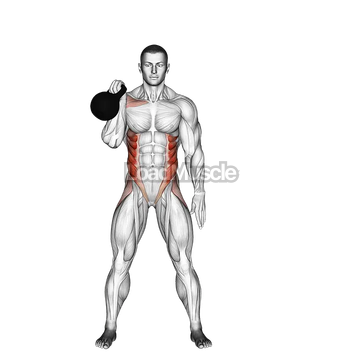 Kettlebell Bent Press