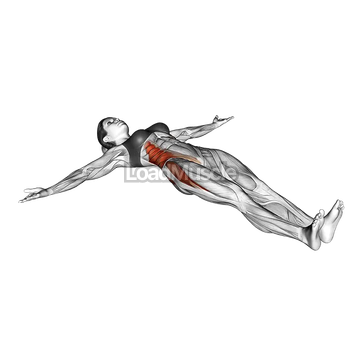 Lying Crossover Stretch