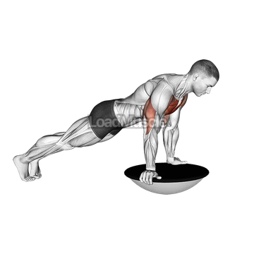 Push up (bosu ball)
