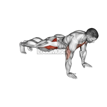 Push Up Inside Leg Kick