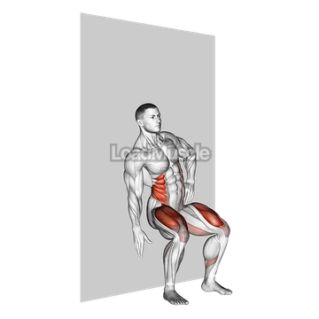 Seated Side Crunch (Wall)