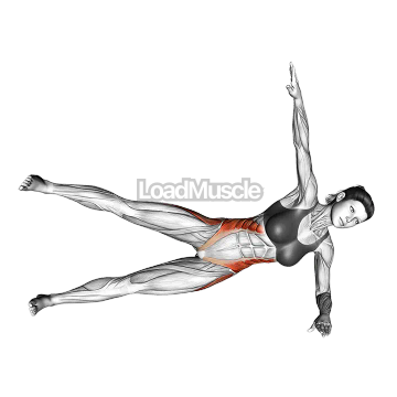 Side Bridge Hip Abduction (star)