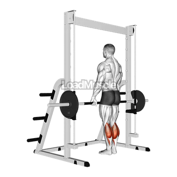 Smith Standing Leg Calf Raise