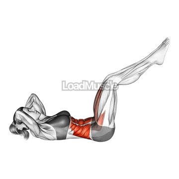 Twist Crunch (leg up)