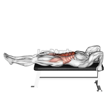 Lying leg hip raise