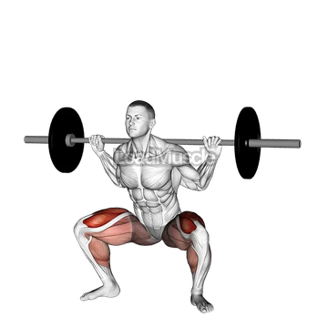 Barbell sumo squat