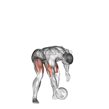 Medicine Ball Chest Push from 3 Point Stance