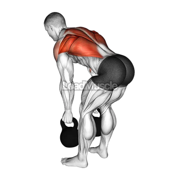 Kettlebell Two Arm Row