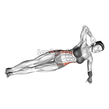Lateral Side Plank (bent leg)