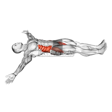 Supine Spinal Twist Yoga Pose