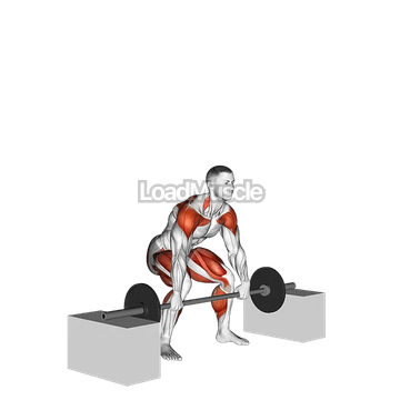 Barbell Snatch from Blocks