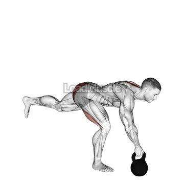 Kettlebell One Legged Deadlift