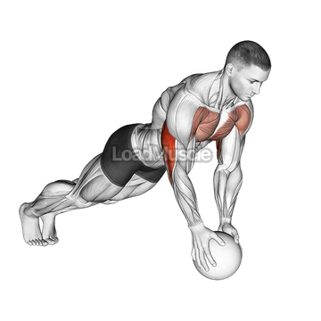 Medicine Ball Close Grip Push Up