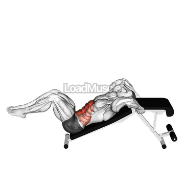 Decline Bent Leg Reverse Crunch
