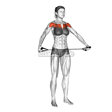 Band Warm up Shoulder Stretch