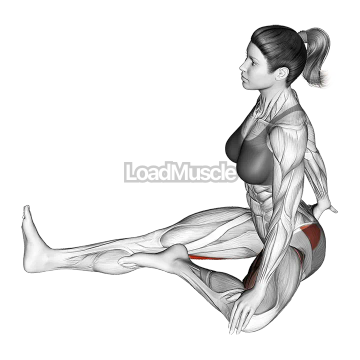 Sitting One Leg External Stretch