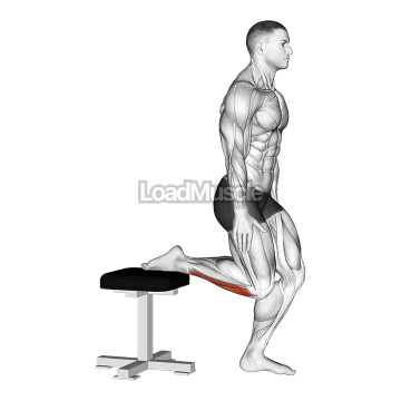 Raised Foot Shin Stretch