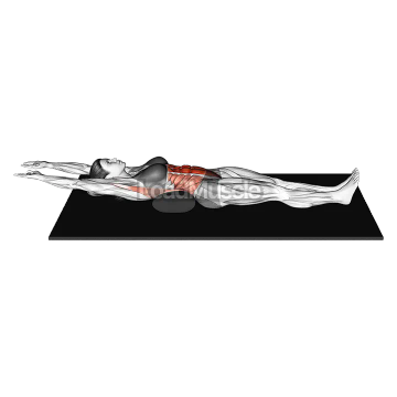 Lateral Stretch On Floor Lying Down
