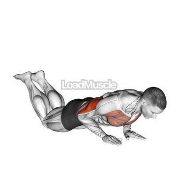 Close-grip Push-up (on knees)