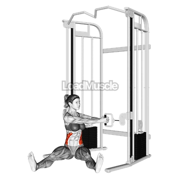 Cable Seated Twist on Floor