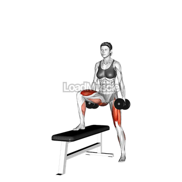 Dumbbell Lateral Step Up