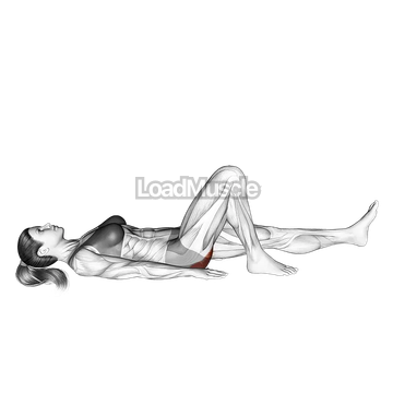 Glute Bridge One Leg on Floor (straight leg)