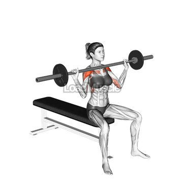 Barbell Seated Overhead Press