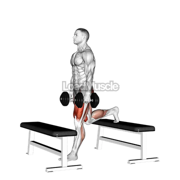 Dumbbell Step up Split Squat