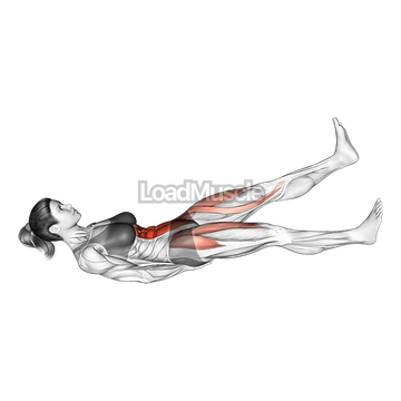 Flutter Kicks (hands under hips head up)