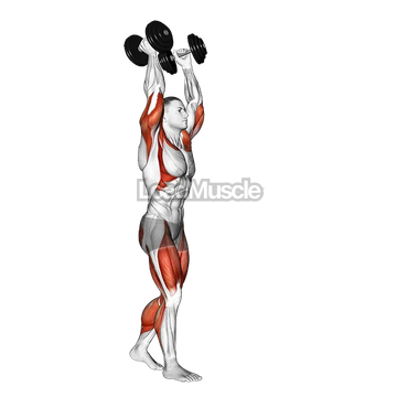 Dumbbell Overhead Carry