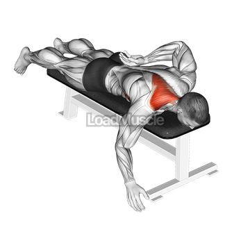 Prone Single Arm Trap Raise