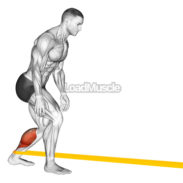 Resistance Band Standing Forward Achilles Stretch