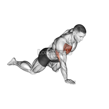 Single Arm Push up (on knees)