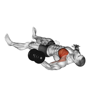 Dumbbell One Arm Floor Fly